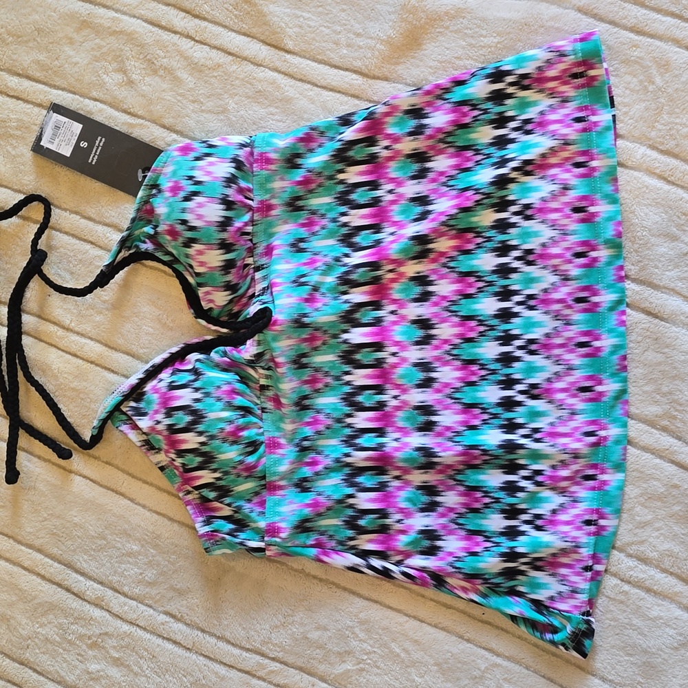 NWT Mossimo Swim Tankini Top Size Small